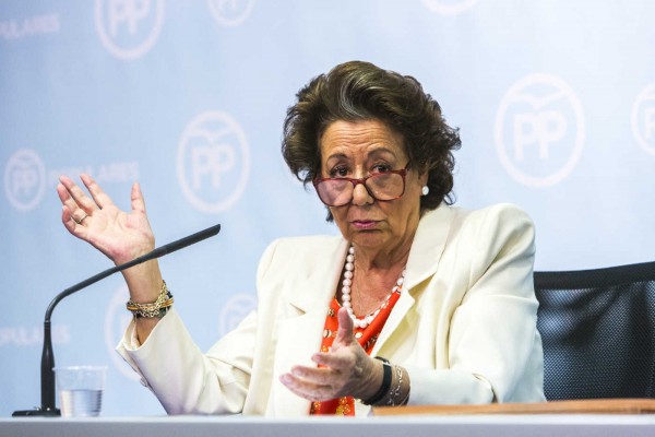 Rita Barberá, alcaldesa suspendida