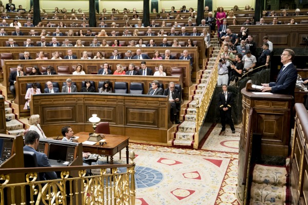 Acaba la primera jornada del debate de investidura tras siete horas y media: se reanudará con Bildu y PNV