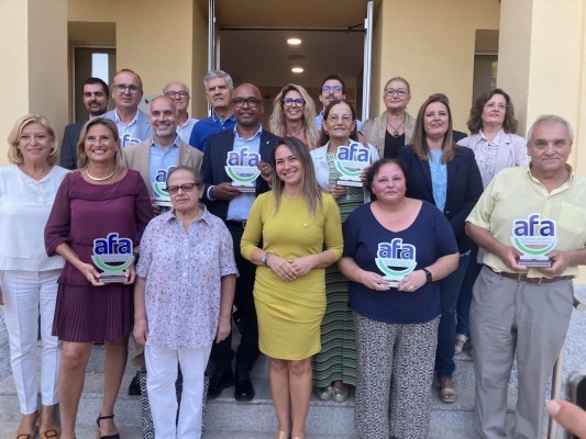 Castelló traslada su apoyo a la asociación provincial de Alzheimer en el 25 aniversario de su fundación