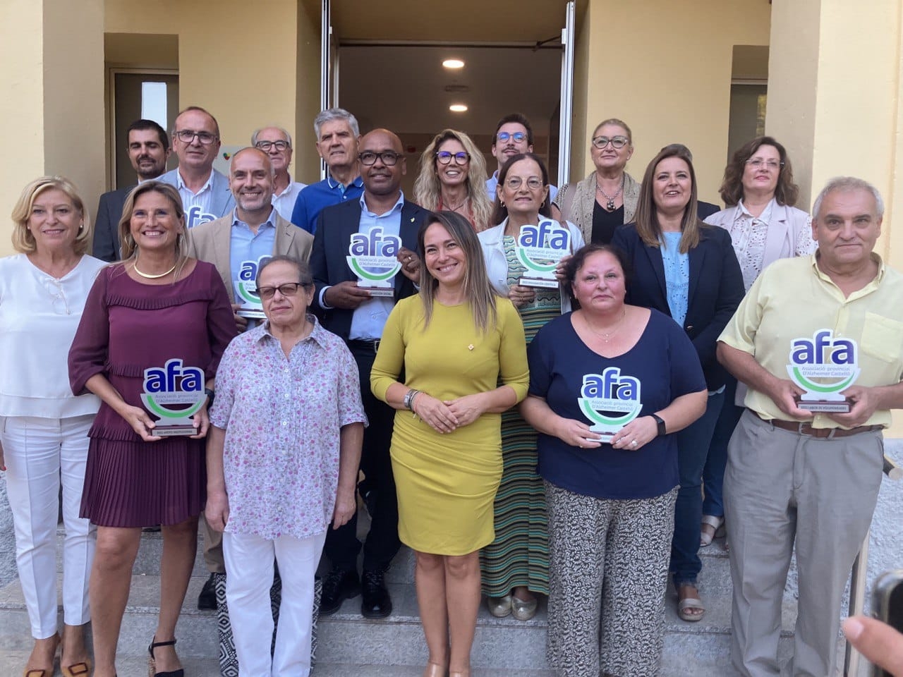 Castelló traslada su apoyo a la asociación provincial de Alzheimer en el 25 aniversario de su fundación