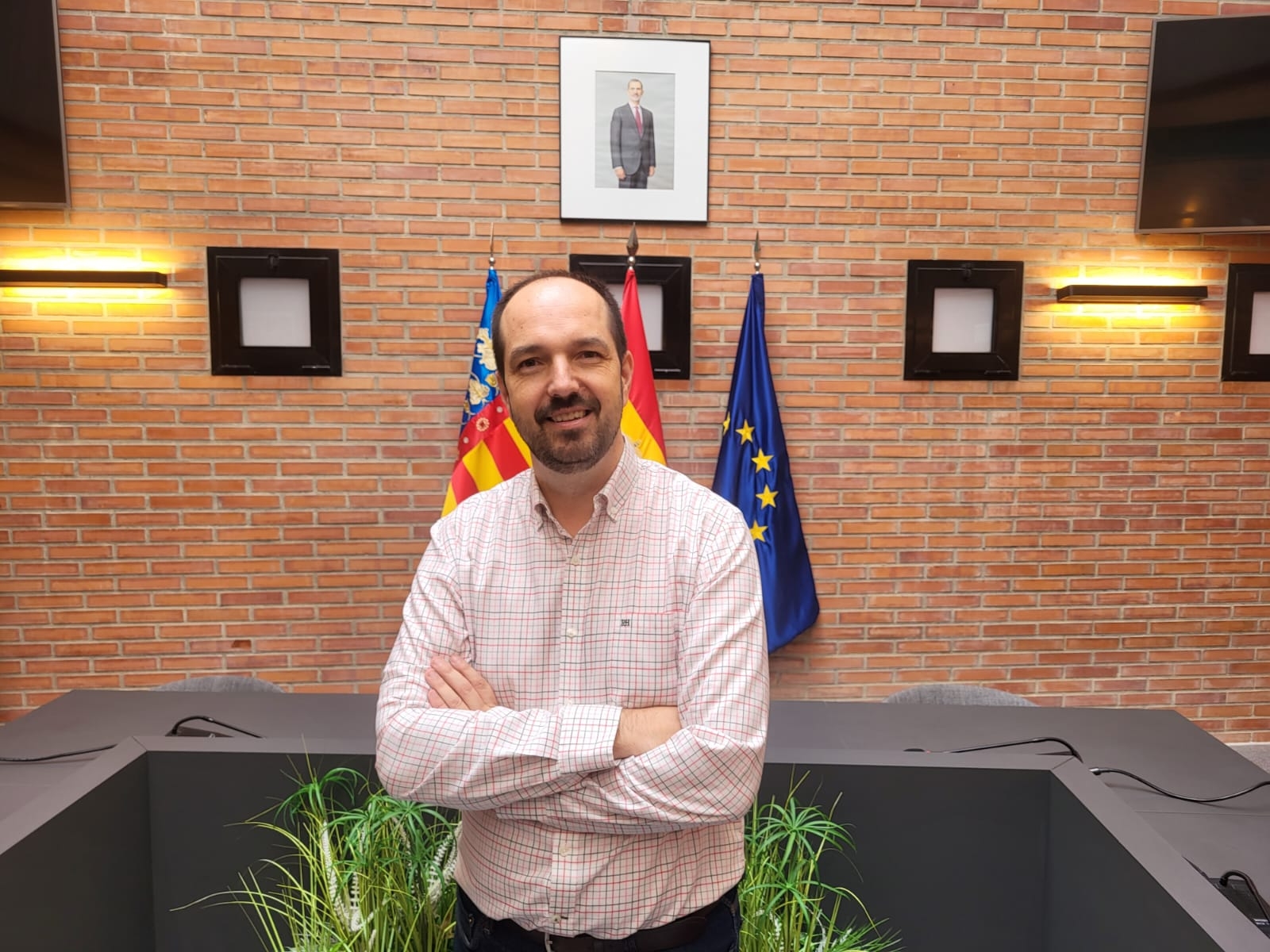 Guillermo Luján, alcalde de Aldaia. Foto: Ajuntament d'Aldaia - 