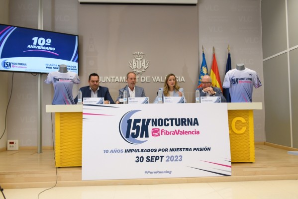 Más de 9.000 corredores volverán “al origen” en la décima edición de la 15K Nocturna FibraValencia