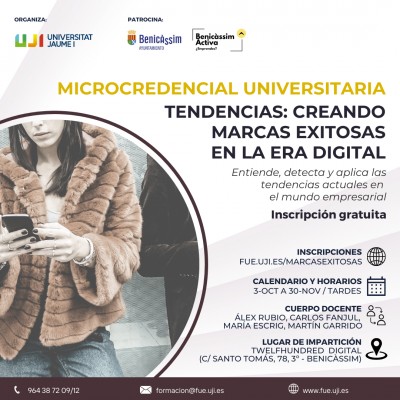 Benicàssim impulsa una microcredencial universitaria para ayudar a emprendedores locales