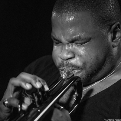 El trompetista Jeremy Pelt, esta noche en el Jimmy Glass