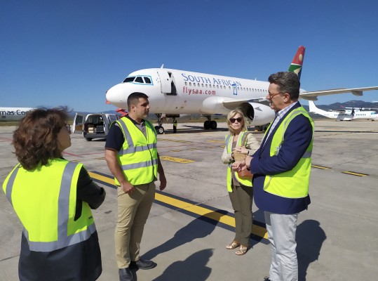 Récord de e-Cube desmontando aviones en el aeropuerto de Castellón: doce en un semestre