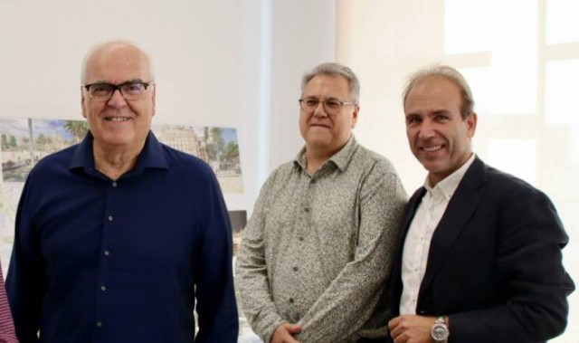 Los diseñadores de la reforma del Ayuntamiento: 