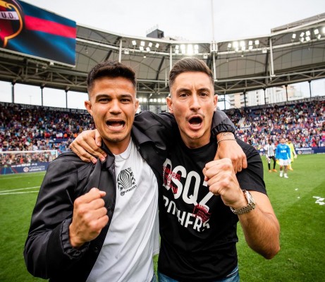 Calleja va con todo: Brugui, Cantero, Dani Gómez y Bouldini, arriba ante el Eldense