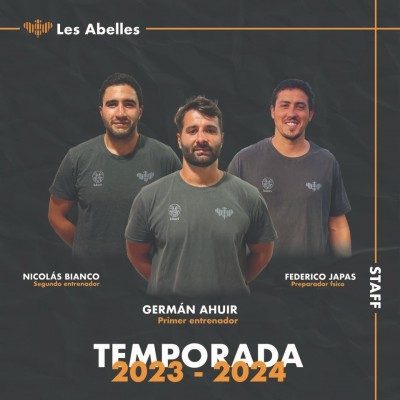 Germán Ahuir y Nico Bianco, nuevos entrenadores del primer equipo femenino de Les Abelles
