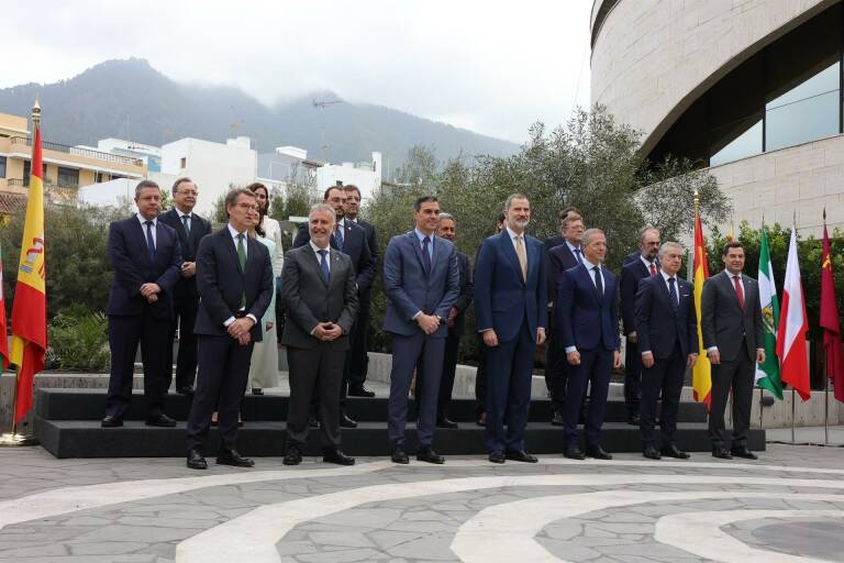 Conferencia de presidentes autonómicos en 2022 en La Palma. Foto: JESÚS HELLÍN/EP - 