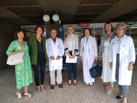 La concejala de Sanidad asiste a la jornada Epivalora celebrada en el hospital de Xàtiva