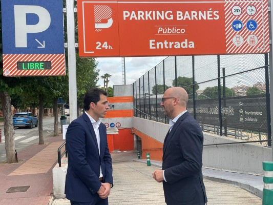 El aparcamiento 'Barnés' de Murcia funcionará como disuasorio por 5,95 euros al día

