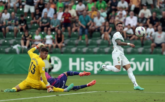 Sergio León anota un gol cada 79 minutos o cada cuatro disparos a puerta