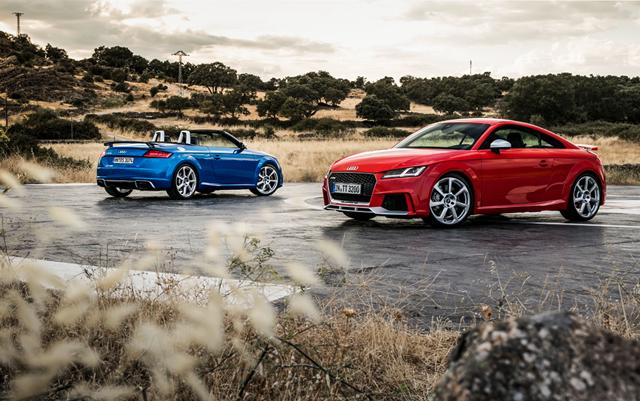 Los nuevos Audi TT RS Coupé y TT RS Roadster