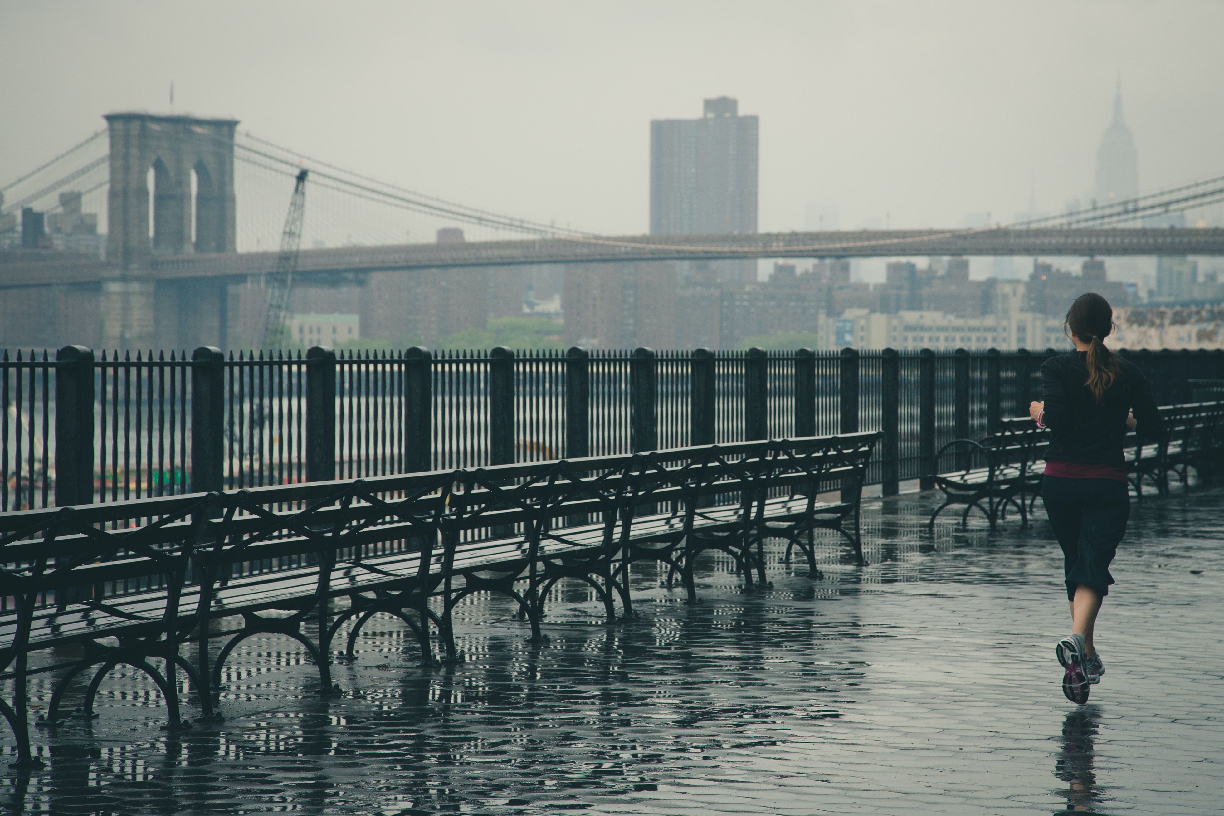 Correr con lluvia: desafío en cada gota