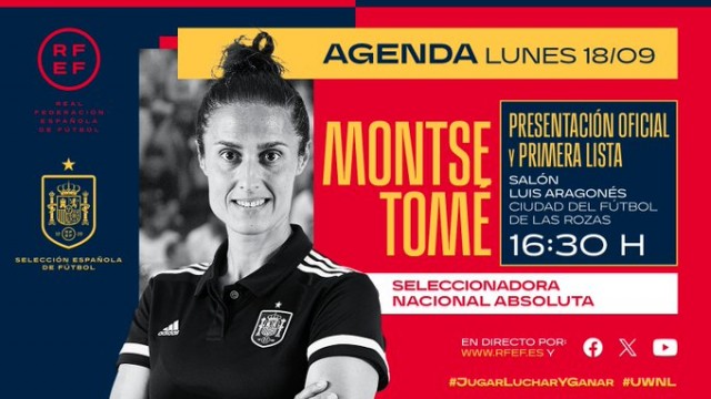 La RFEF anuncia la presentación de Montse Tomé hoy a las 16:30 y su primera convocatoria
