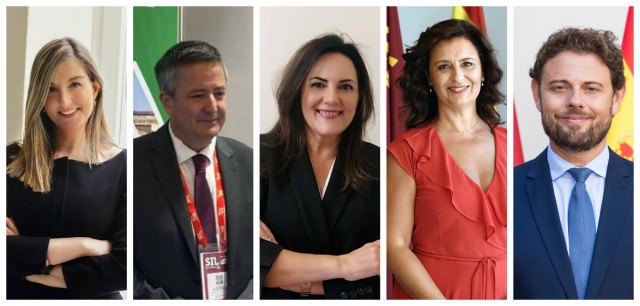 Primeros altos cargos: Enrique Ujaldón (Medio Ambiente), Aída Peñalver (Interior) y Rosana Pacios (Fomento)