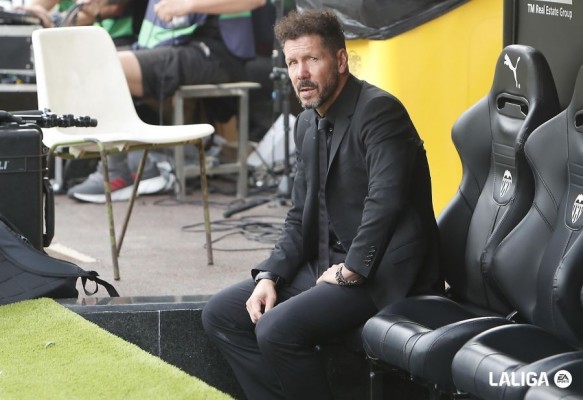 Simeone: “Es el partido más flojo desde que estoy en el Atlético”

