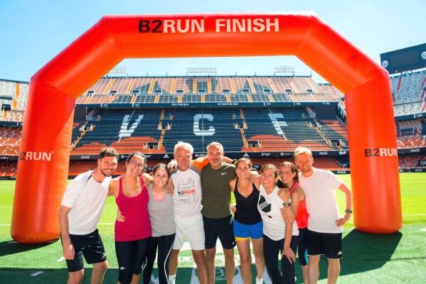 Mestalla acoge el primer evento en España de B2RUN, el mayor circuito de
 running para empresas