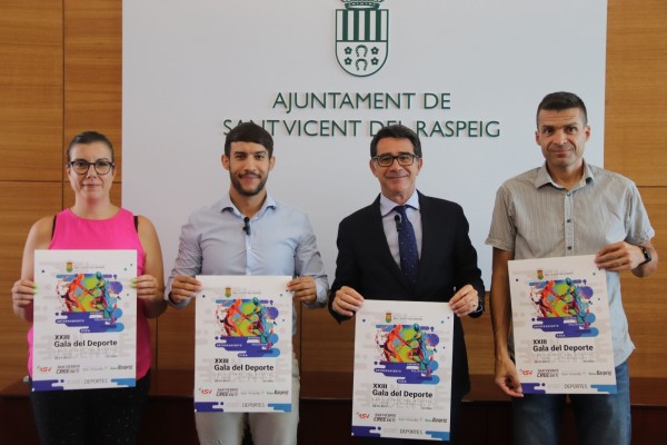 La XXIII Gala del Deporte de Sant Vicent reconoce la labor de 46 deportistas y organizaciones