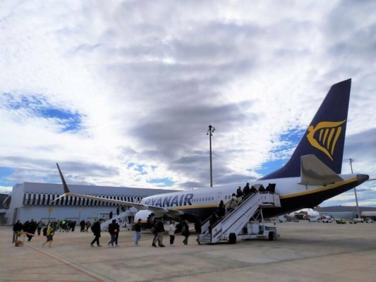 Ryanair anula los dos vuelos a Castellón de este viernes por la huelga de pilotos en Bélgica