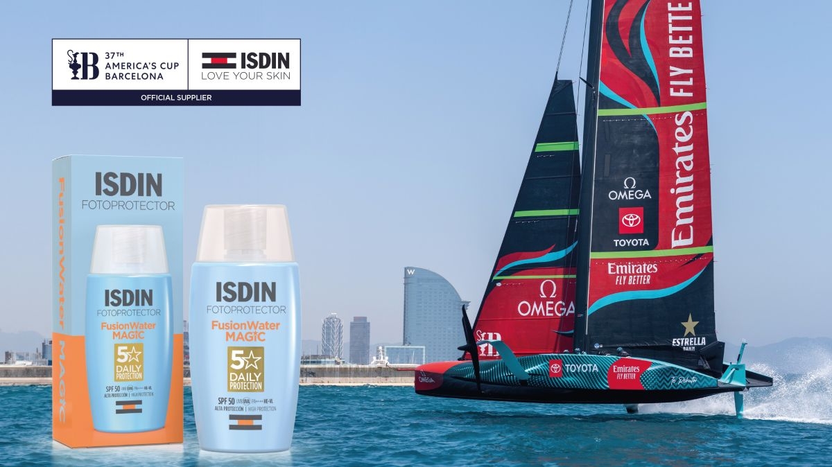 ISDIN colabora con la Copa América de vela para concienciar sobre la fotoprotección
