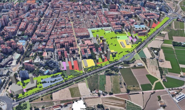 Pisos de hasta 8 alturas y sin barrera con la huerta: así es el plan de Benimaclet que heredó Catalá