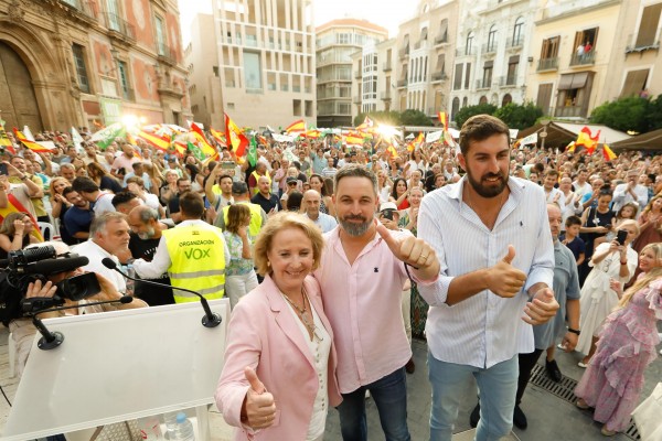Abascal arropará a Antelo este jueves en Murcia en su toma de posesión como vicepresidente de la Región

