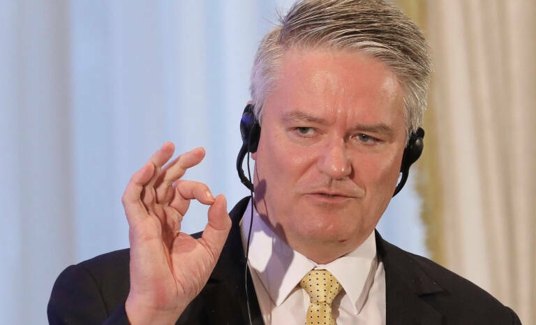  El secretario general de la Organización para la Cooperación y el Desarrollo Económicos (OCDE), Mathias Cormann. Foto: MARTA FERNÁNDEZ JARA/EP
 - 