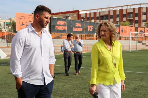 Torrent trabaja en la reforma y modernización del Campo de Fútbol San Gregorio