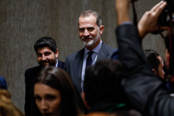 El rey Felipe VI recibirá este viernes a Fernando López Miras en el Palacio de La Zarzuela 