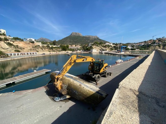Arrancan las obras en Port Blanc de Calp tras siete años de bloqueo y cinco millones de inversión

