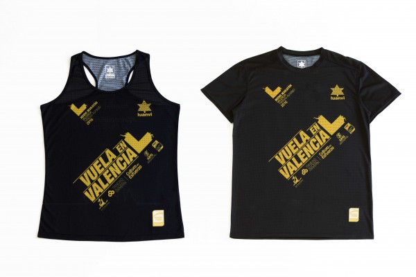 El Medio Maratón presenta sus camisetas oficiales para volar sobre el trazado oro de Valencia