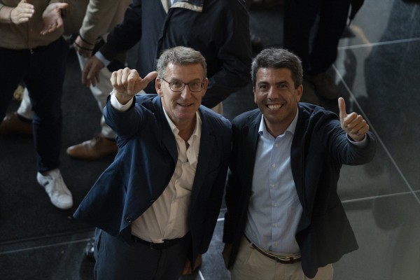 Mazón salta a la escena nacional vinculando la amnistía con los 'països catalans'