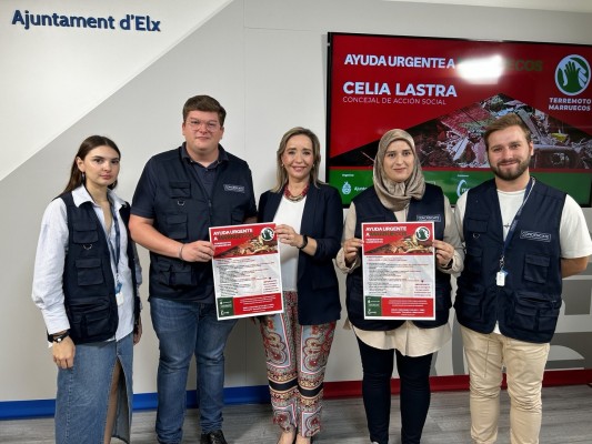 Elche activa un dispositivo para dar ayuda humanitaria a Marruecos tras el seísmo 