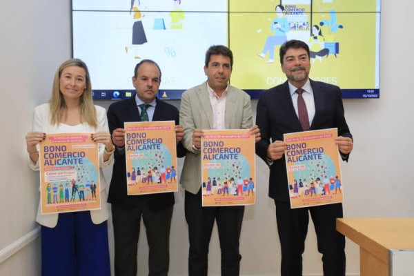 Alicante suma 600 tiendas adheridas a la campaña de estímulo al consumo del bono-comercio