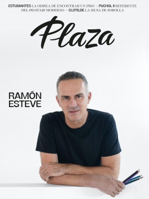 Ramón Esteve, portada de septiembre de la revista Plaza
