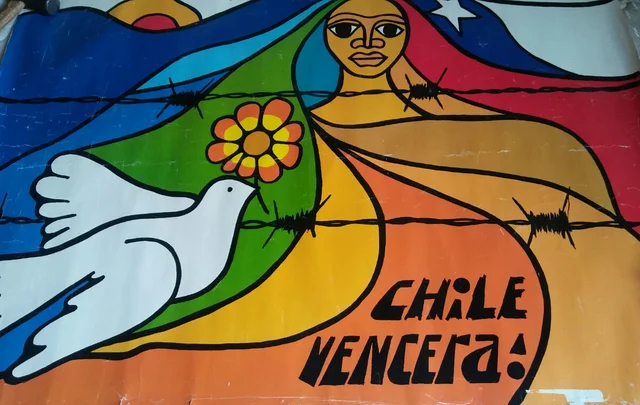 Cartel Chile Vencerá. Brigadas Ramona Parra  - 