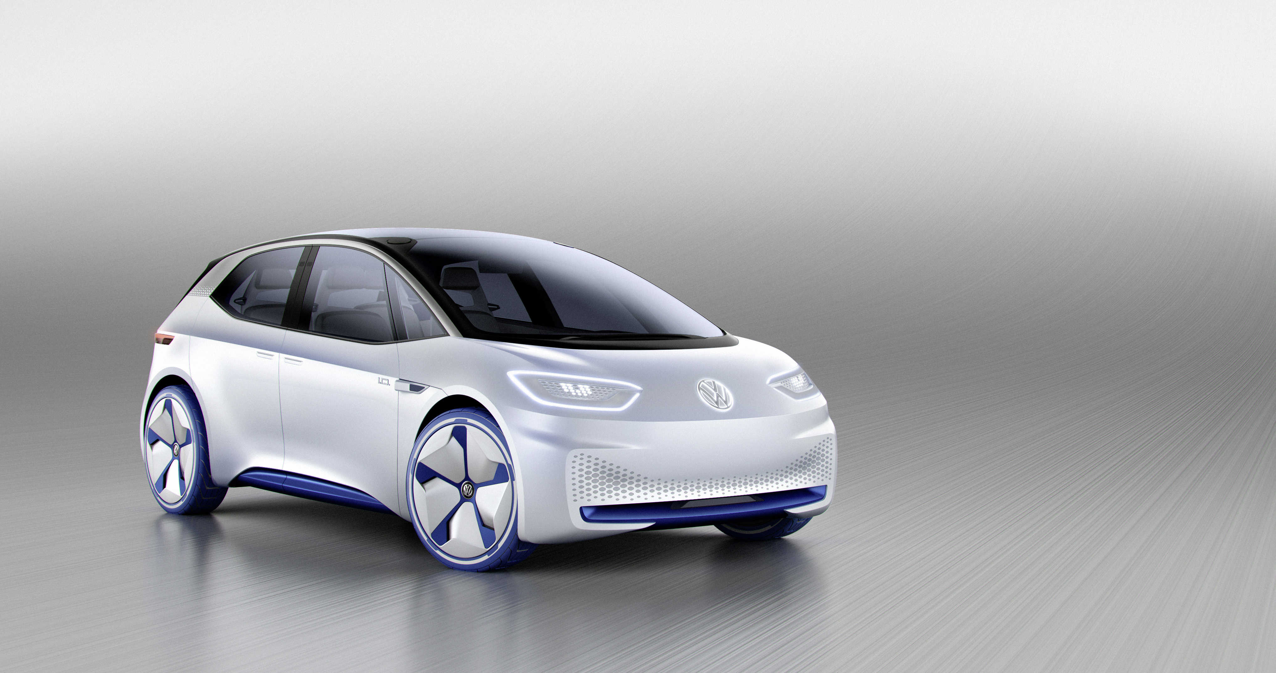 Sketches del prototipo eléctrico que presentará Volkswagen en el Salón de París