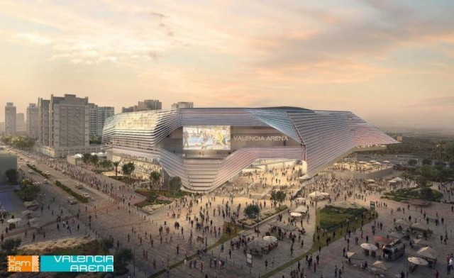 El Roig Arena, presentado en un foro internacional de estadios y Arenas en Los Ángeles