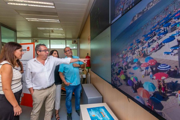Benidorm implanta un sistema de monitorización para medir la afluencia de personas a sus playas