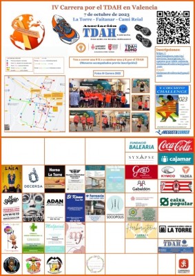 IV Carrera solidaria por el TDAH en València para llamar la atención de la OMS
