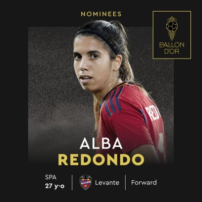 Alba Redondo, nominada al Balón de Oro