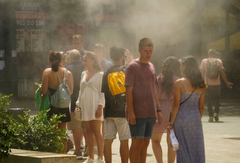 Este mes de agosto ha sido el segundo más cálido en la Comunitat Valenciana desde 1950
