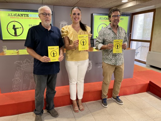 Alicante Noir presenta una 3ª edición con 15 actividades repartidas del 22 al 24 de septiembre