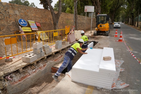 Espacio Algameca amplía la red de drenaje de aguas pluviales en el Barrio de la Concepción