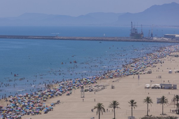 Gandia alcanzó el 95% de ocupación y cerró un mes de agosto casi al completo 