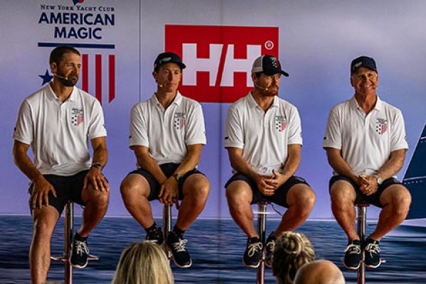 American Magic y Helly Hansen, a punto para la Pre-Race de la Copa América en Vilanova i la Geltrú
