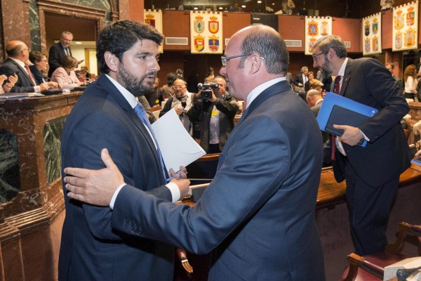 López Miras afronta su quinto debate de investidura, el 18º de la historia de la Región