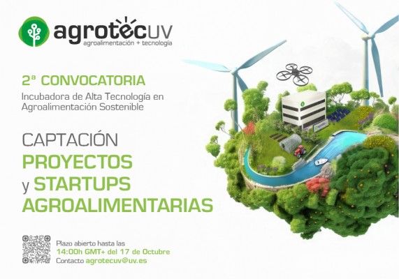 Llega la segunda convocatoria de AgrotecUV para startups en agroalimentación sostenible