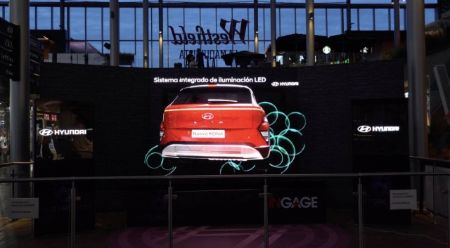 Hyundai lanza el nuevo Kona con un holograma 3D